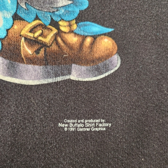 Vintage‎ retro 90's KU University of Kansas Jayhawks sweatshirt Salem unisex - Picture 7 of 7